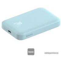 Внешний аккумулятор Baseus Magnetic Mini Wireless Fast Charging Power Bank 20W 6000mAh (голубой)