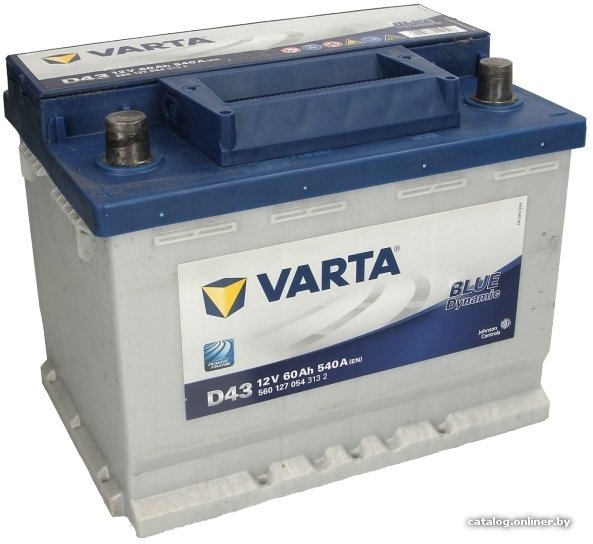 Автомобильный аккумулятор Varta Blue Dynamic D43 560 127 054 (60 А/ч)
