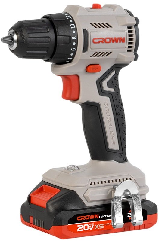 

Дрель-шуруповерт Crown CT21131XS-2 BMC (с 2-мя АКБ, кейс)