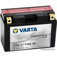 Мотоциклетный аккумулятор Varta Powersport AGM YT9B-BS 509 902 008 (8 А·ч)