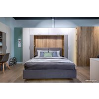 Кровать Шатура SOHO белая/Duo 160x200 AS6-03.DX