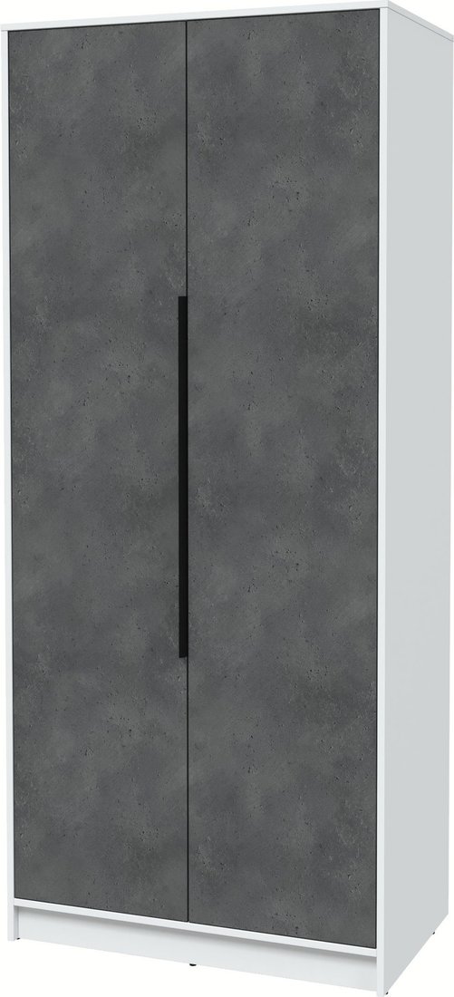 

Шкаф распашной Интерлиния Концепт КТ-Ш2 (бетон портленд/белый платинум)