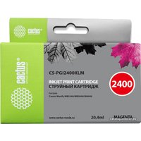 Картридж CACTUS CS-PGI2400XLM (аналог Canon PGI-2400XL M)