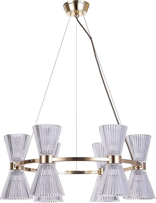 

Люстра средней высоты Newport 3616/S gold