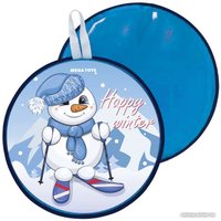 Ледянка Mega Toys Снеговик на лыжах 14211