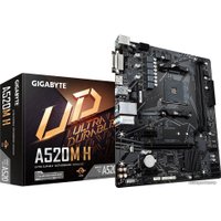 Материнская плата Gigabyte A520M H (rev. 1.x)