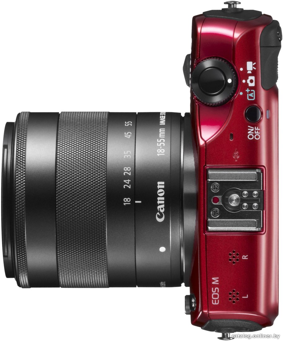 Canon EOS M Kit 18-55mm IS STM беззеркальный фотоаппарат купить в