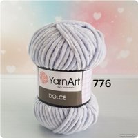 Пряжа для вязания Yarnart Dolce 100% микрополиэстер 776 100 г (120 м, светло-серый)