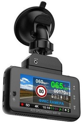 Видеорегистратор-GPS информатор (2в1) Sho-Me A15 4K