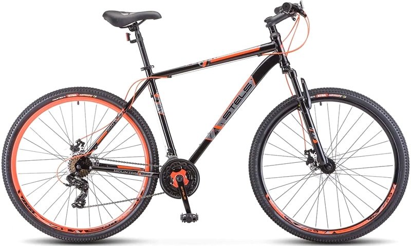

Велосипед Stels Navigator 700 MD 27.5 F020 р.19.5 2022 (черный/красный)