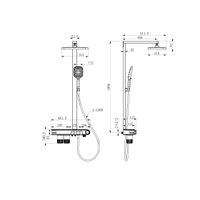 Душевая система  Roxen Bubble 500610-GM