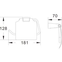 Держатель для туалетной бумаги Shevanik SG5705