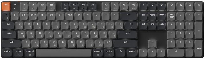 

Клавиатура Keychron K5 V2 K5X-A1-RU (Keychron Low Profile Red)