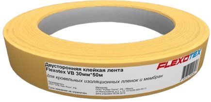 

Скотч двусторонний Flexotex VB 30мм х 50м