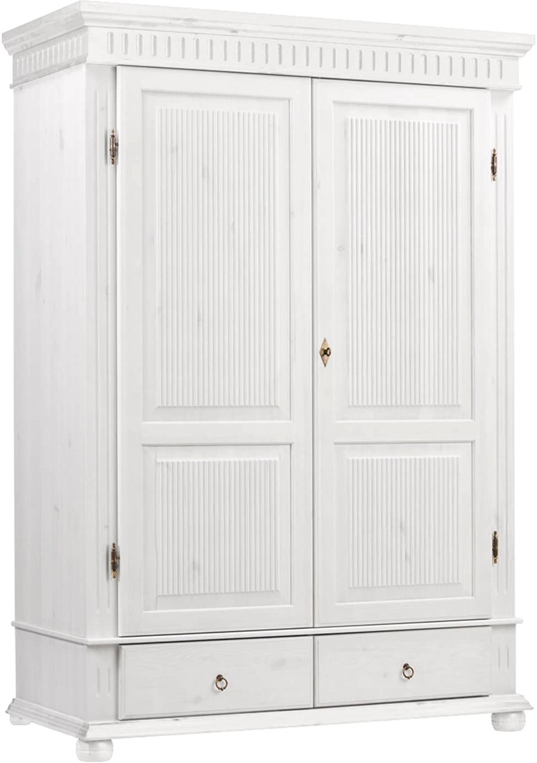 

Шкаф распашной ММЦ Хельсинки 2GTM (белый воск)