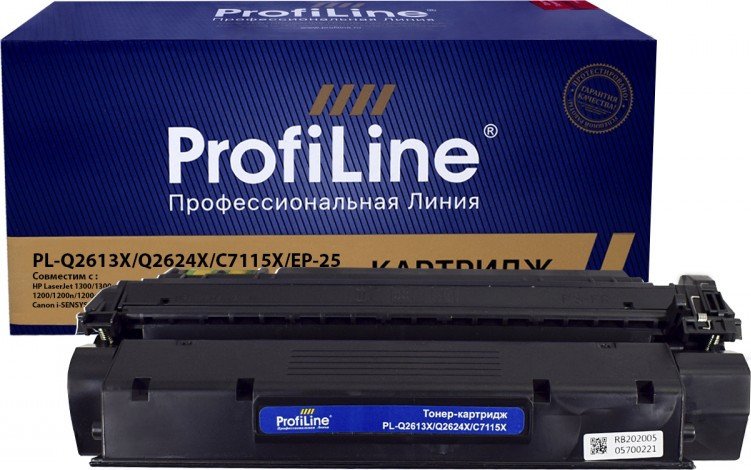 

Картридж ProfiLine PL-Q2613X/Q2624X/C7115X (аналог HP Q2613X/Q2624X/C7115X)