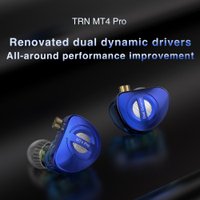Наушники TRN MT4 Pro USB Type-C (черный, с микрофоном)