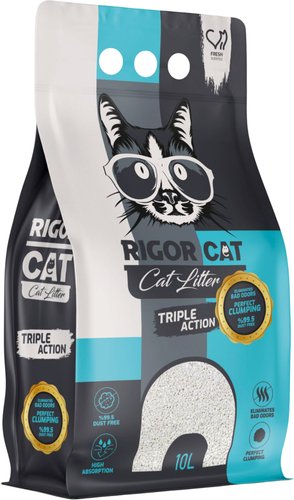 Наполнитель для туалета Rigor Cat Свежесть (10л)