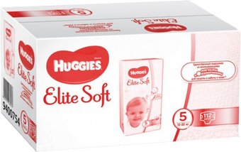Подгузники Huggies Elite Soft 5 (112 шт.)