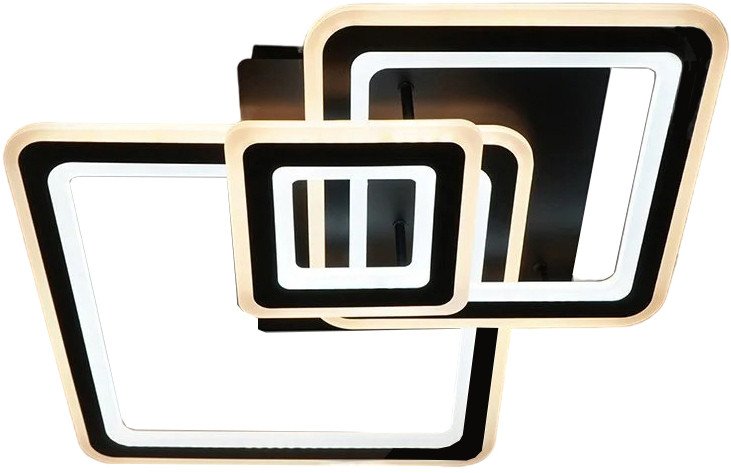 

Припотолочная люстра Estares Triplex Square 124W 3S-APP-596x596x146-BLACK/WHITE-220-IP20