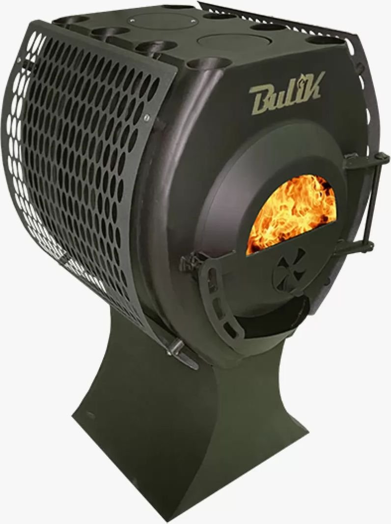 

Банная печь Березка BuliK 150 Plus с экранами, дверца со стеклом