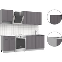 Готовая кухня Arvento АНТА-плюс 1.8м (графит)