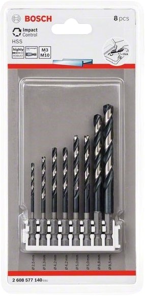 

Набор сверл Bosch 2608577140 (8 предметов)