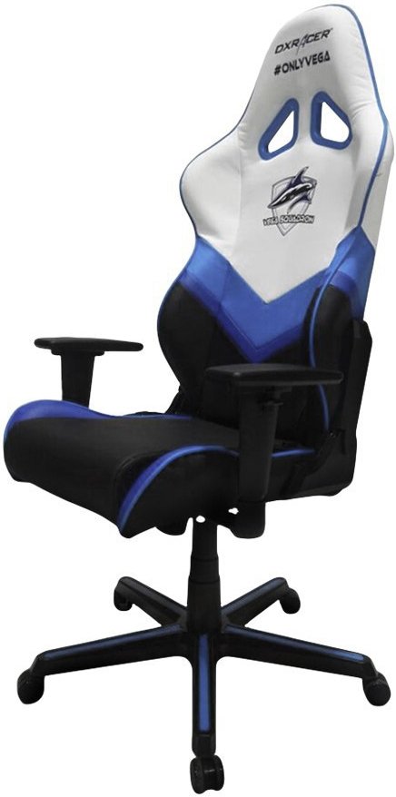 

Игровое (геймерское) кресло DXRacer Vega Squadron OH/RZ32/WNB (белый/синий/черный)