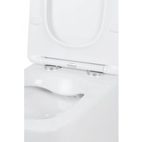 Унитаз подвесной Roxen Boro в комплекте с инсталляцией StounFix Dual Fresh 6 в 1 966418 (кнопка: серый бетон)