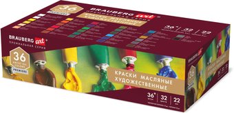 Масляные краски BRAUBERG Art Premiere 192009 (36 шт)
