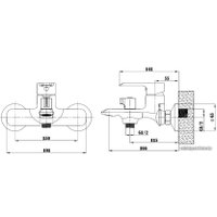 Смеситель Esko Sorrento SR54