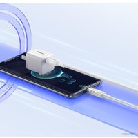 Кабель Baseus Explorer Series Fast Charging Cable Auto Power-Off For Overheating 100W USB Type-C - USB Type-C (1 м, белый)