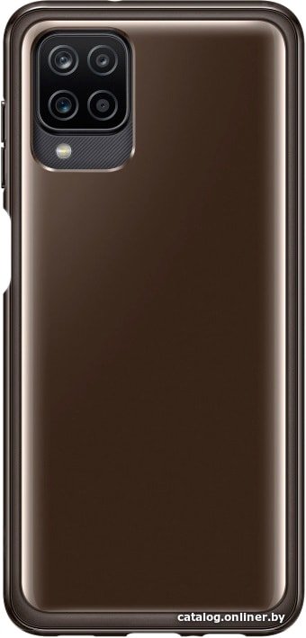 Чехол для телефона Samsung Silicone Cover для Galaxy A12 (черный)