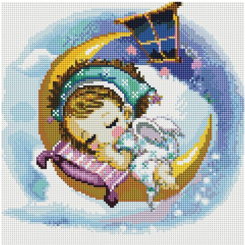 

Алмазная мозаика Белоснежка Нежный сон 135-ST-S