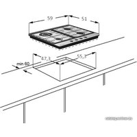 Варочная панель Monsher MKFG 60 G-SFT