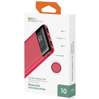 Внешний аккумулятор InterStep PB10DPD (красный) в Лиде