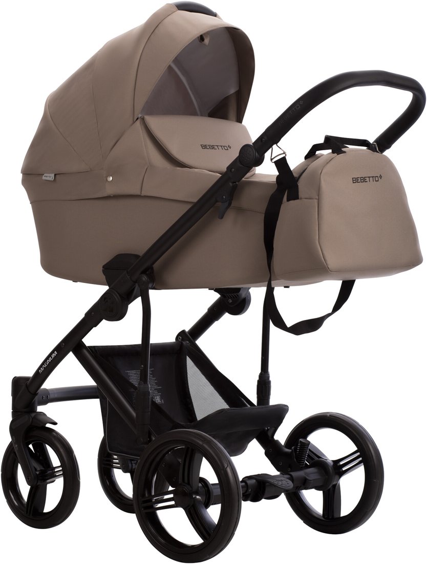 

Универсальная коляска BEBETTO Magnum Light (3 в 1, Light 01/бежевый)