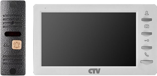 

Комплект видеодомофона CTV CTV-DP1701S (белый)