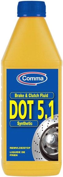 

Тормозная жидкость Comma DOT 5.1 1л