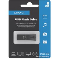 USB Flash Maxvi MK2 8GB (темно-серый)