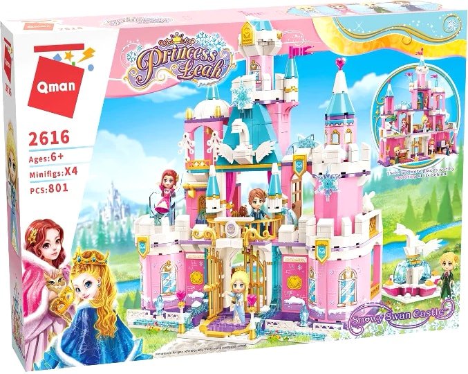 

Конструктор Qman Princess Leah 2616 Дворец принцессы