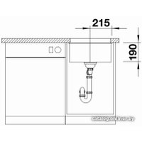 Кухонная мойка Blanco Subline 400-U 525990 (черный)