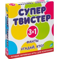 Настольная игра Dream Makers Супертвистер 3в1. Твистер. Фанты. Угадай, кто? 2314C