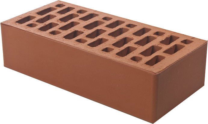 

Керамический кирпич Braer Красный гладкий 1NF 250х120х65 М150 F100