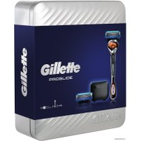 Подарочный набор Gillette Fusion Proglide 2 сменные кассеты + чехол 7702018565085