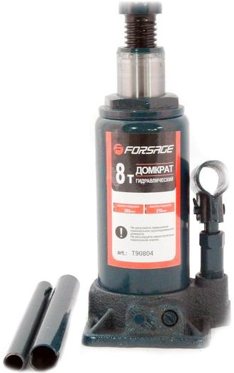 

Бутылочный домкрат FORSAGE T90804 8т.
