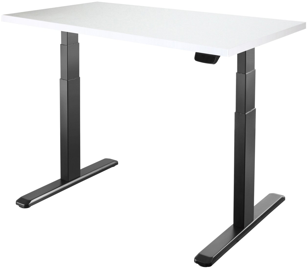 

Стол для работы стоя ErgoSmart Ergo Desk Prime 1360x800x36 мм (альпийский белый/черный)