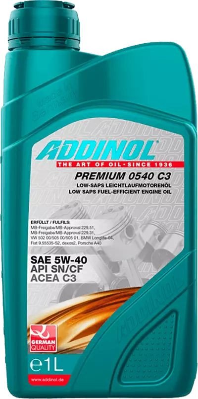 

Моторное масло Addinol Premium 0540 C3 5W-40 1л