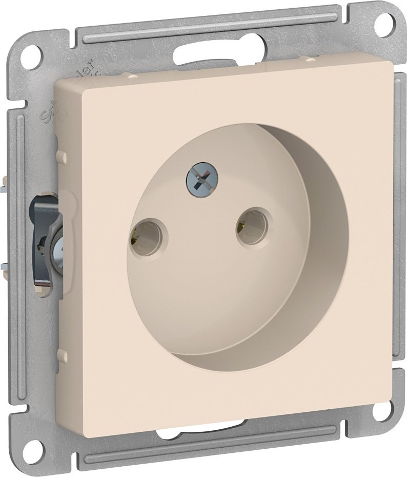 

Розетка Systeme Electric AtlasDesign ATN000241 (бежевый)