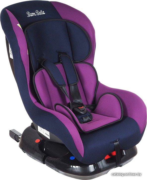 Детское автокресло BamBola Bambino Isofix (фиолетовый/синий)